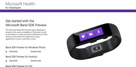 Llega la SDK de desarrollo de Microsoft Band para Android y Windows Phone