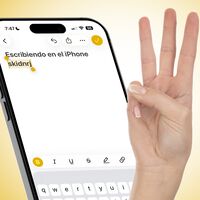 La alternativa del iPhone al 'control-Z' es un gesto con tres dedos. Es perfecto para deshacer cambios en textos e imágenes