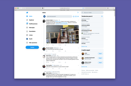 Twitter lanza un nuevo rediseño de su web con funciones heredadas de las apps móviles y un modo oscuro puro