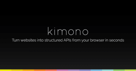 Kimono, crea una API a partir de cualquier web