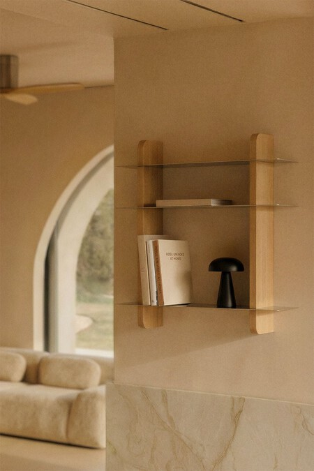 Estanteria De Pared En Madera De Mango Y Acero Tokyo