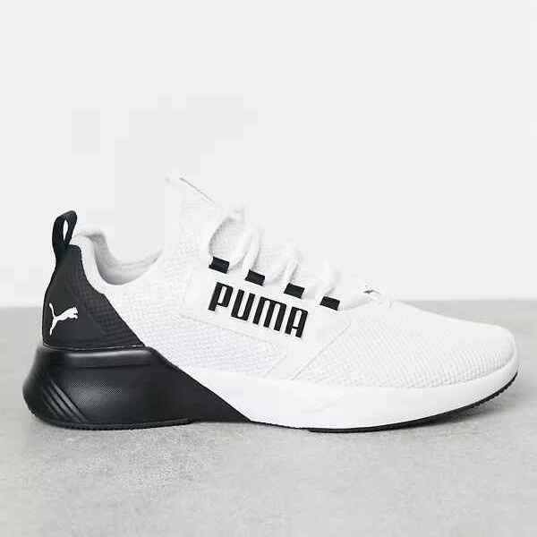 Zapatillas de deporte blancas y negras para correr Retaliate de Puma