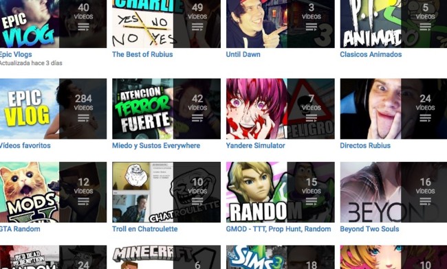 Listas Reprouccion Rubius Youtube