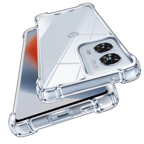 ivoler Anti-Amarillo Clara Funda para Motorola Moto Edge 50 Fusion