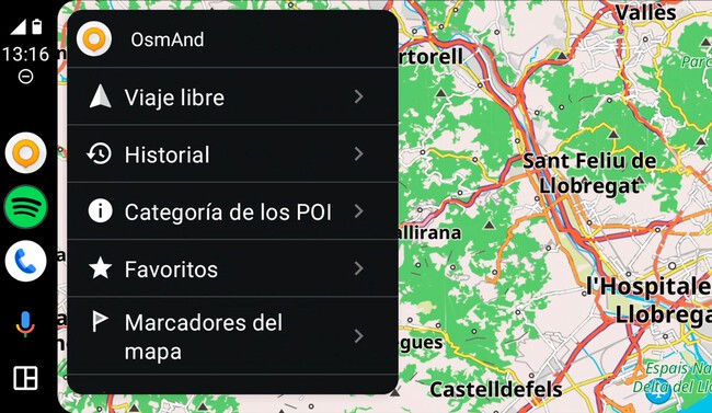 Osmand Android Auto Portada