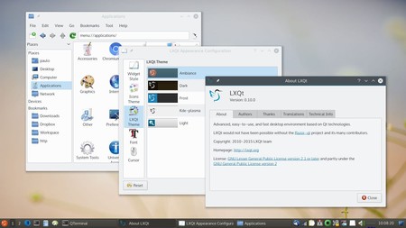 Reaparece LXQt, el escritorio llamado a sustituir a LXDE, con la versión 1.0.0 como meta