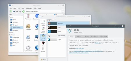 Reaparece LXQt, el escritorio llamado a sustituir a LXDE, con la versión 1.0.0 como meta 