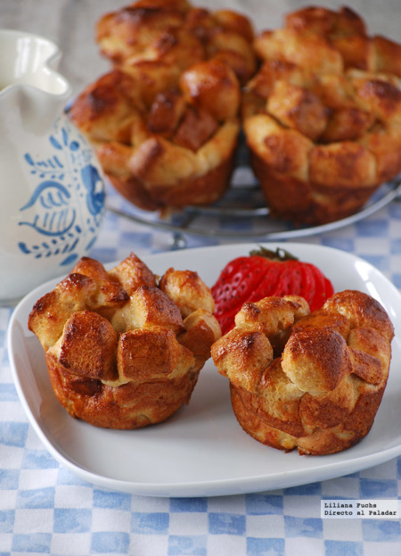 Molde de torrijas deconstruidas al horno. Receta de Semana Santa