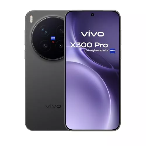 Vivo X300 Pro Móvil 5G, 16GB + 512GB, Pantalla Plana de 6,78", cámara con teleobjetivo ZEISS APO de 200MP, procesador MediaTek Dimensity 9500, IP68 e IP69, Smartphone Android 16, 4 años de garantía