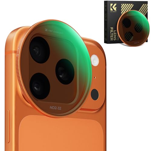 K&F CONCEPT Snap-On Filtro ND Variable ND2-32 para iPhone 17 Pro & Pro MAX