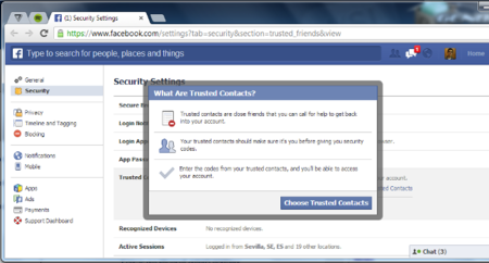 Facebook ahora permite añadir “contactos de confianza” para recuperar nuestra cuenta