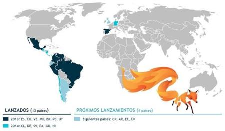 Firefox OS prepara su llegada a cuatro nuevos países, Reino Unido incluido, nueva versión mediante