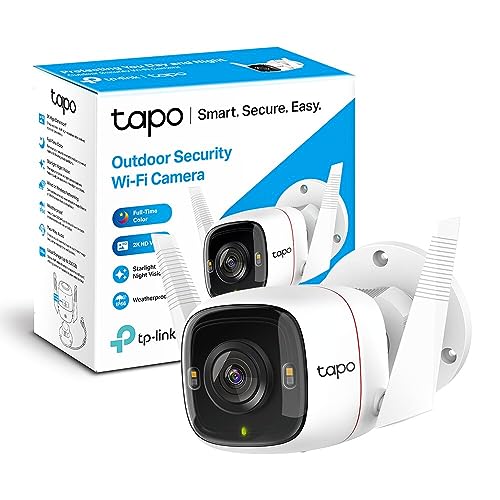 TP-Link Tapo C320WS - Cámara Vigilancia WiFi Exterior/Interior, 2k