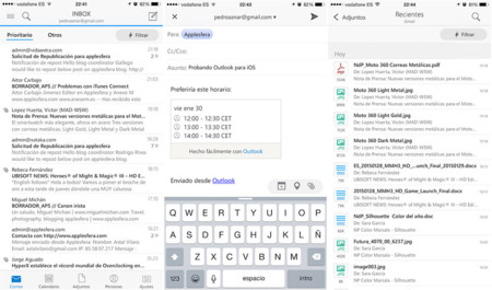 Outlook para iOS/Android ofrece una mejor búsqueda y vista de contactos en su última actualización