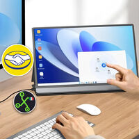 Este monitor portátil es táctil y de los pocos que vienen con una batería recargable de 10,000 mAh