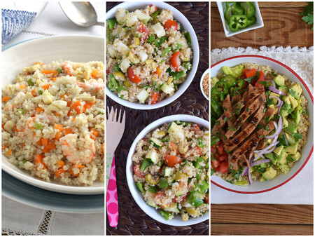 Once ensaladas con quinoa para una comida ligera y saludable, pero saciante