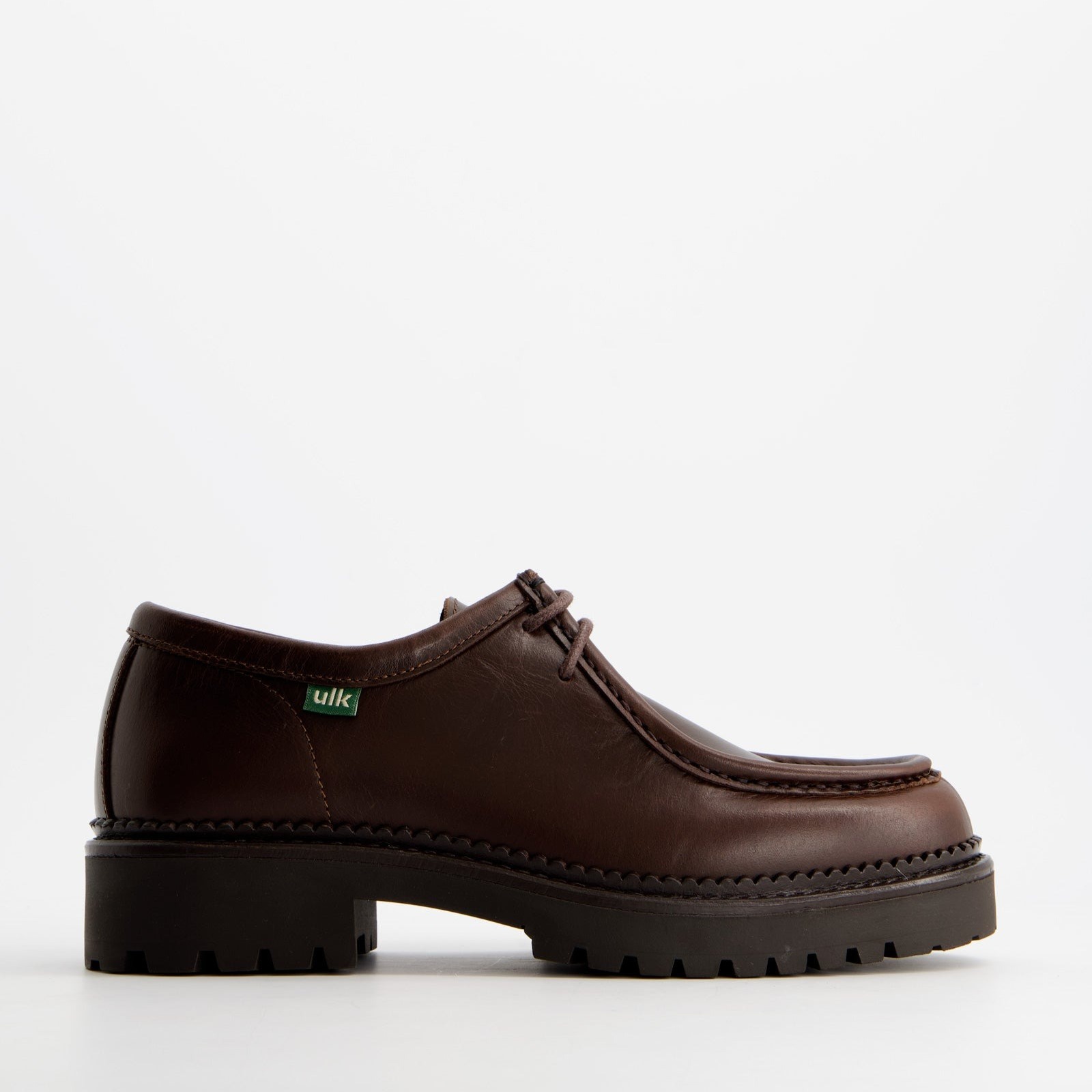 Mocasines marrones de piel para mujer - ULK Molly
