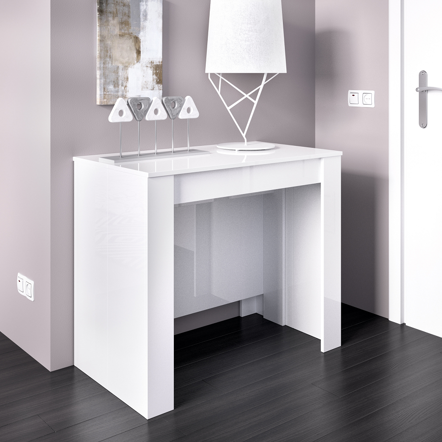 ¿Consola para el recibidor, mesa de trabajo, o mesa para 2, o hasta 10