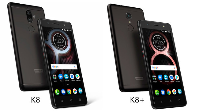 Lenovo K8 y K8 Plus