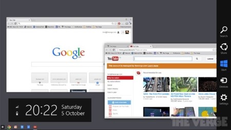 Chrome OS y su plataforma de aplicaciones quieren invadir Windows 8