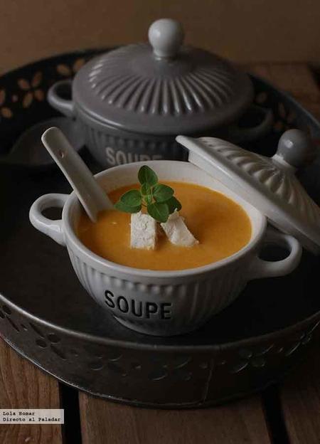 Sopa de pollo al curry. Receta