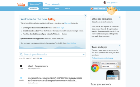 Bit.ly, de un acortador de enlaces a un servicio para guardar tus favoritos