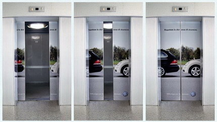 Anuncio de Volkswagen en hospitales, mantén la distancia de seguridad