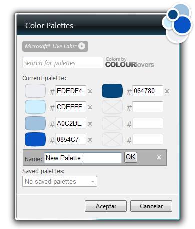 Color Palettes, paletas de colores en RGB siempre a la mano