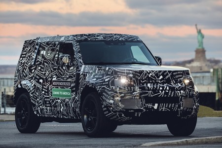 Land Rover revela las primeras fotos oficiales del Defender 2020 en Estados Unidos