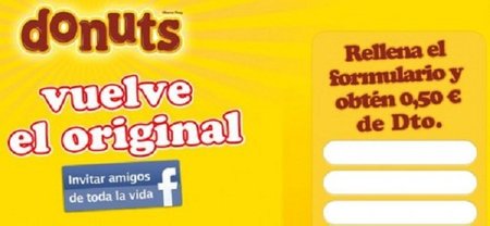 Llévate un descuento online en donuts y su nuevo envase