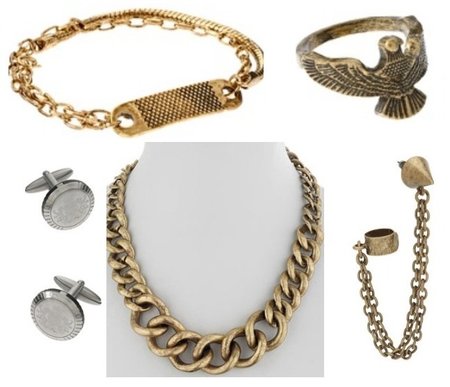 Bisutería envejecida, lo último en joyería masculina para el Otoño 2011