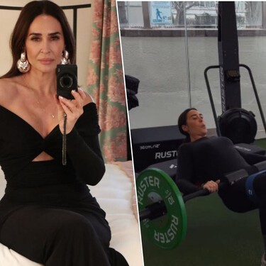 Vicky Martín Berrocal, a sus 53 años: "Después de tres días de entrenamiento, camino 60 minutos a buen paso (velocidad 6, inclinación 2 y con pesitas en los brazos) y los viernes Pilates" 
