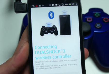 Sony introduce el soporte nativo de DualShock 3 en sus teléfonos Xperia