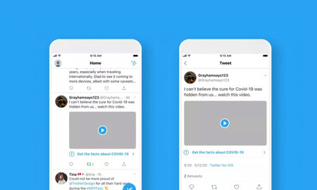 Twitter empieza a mostrar advertencias en tweets que contengan desinformación sobre el coronavirus