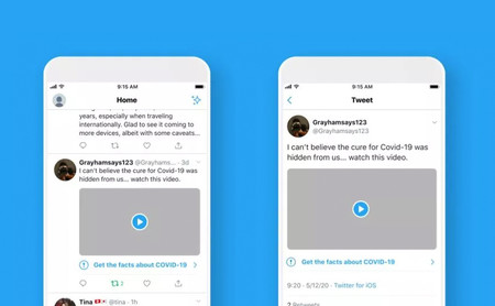 Twitter empieza a mostrar advertencias en tweets que contengan desinformación sobre el coronavirus
