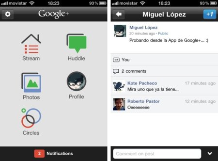 La aplicación oficial de Google+ ya está disponible en la App Store