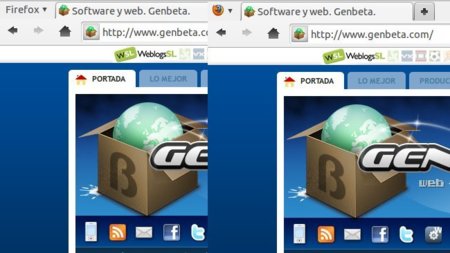 Como reducir de tamaño el botón de Firefox 4