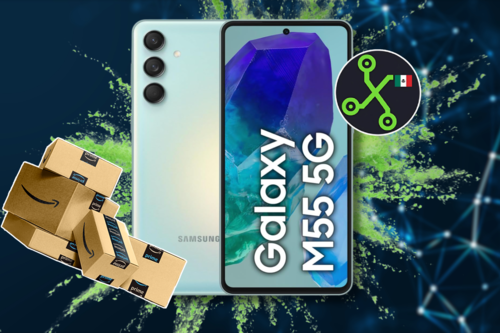 samsung galaxy M55 5g amazon oferta descuento