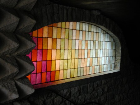 Detalle De Las Vidrieras Pintadas Por Javier Alvarez De Eulate C Arantzazu