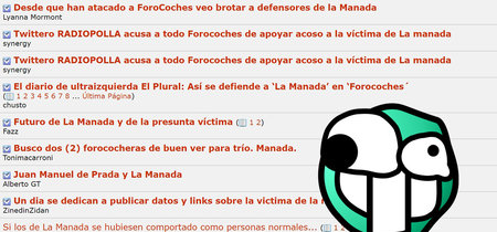 La víctima de 'La Manada' solicita el cierre de Forocoches y Burbuja.info en la denuncia por la publicación de sus datos personales