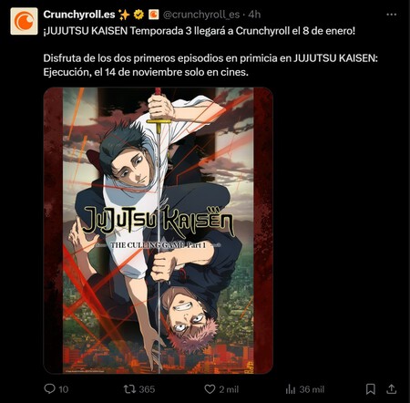 Jujutsu Kaisen Fecha Lanzamiento Temporada Tres