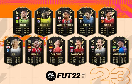 FIFA 22. TOTW: Equipo de la Semana 23, del 23 de febrero al 2 de marzo de 2022