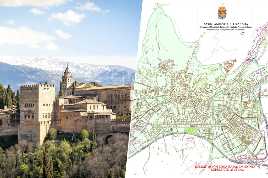 Granada multa desde hoy con su nueva Zona de Bajas Emisiones: quiénes pueden acceder, multas y excepciones 