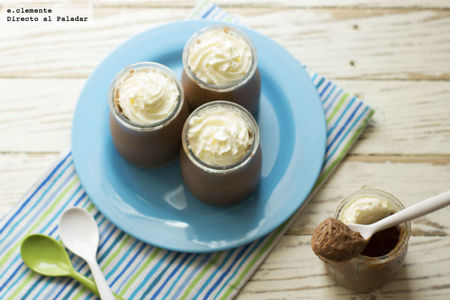 Copa de nata y chocolate casera. Receta