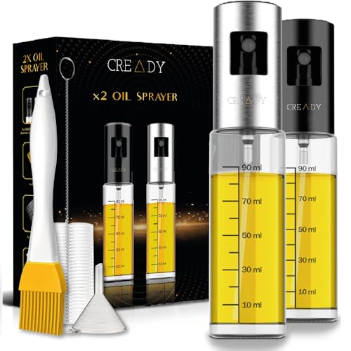 CREADY Spray Aceite Cocina Acero Inoxidable 100ml Pack de 2 
