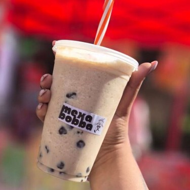 Así es la cubeta de bubble tea de 1 litro que encontrarás en el Bazar Marchanta este 30 y 31 de agosto