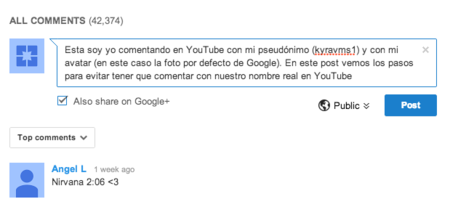 Cómo seguir comentando con tu pseudónimo o nick en YouTube
