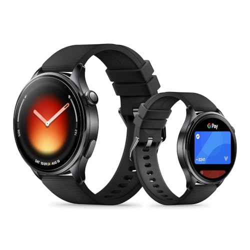 XIAOMI Watch 5 Smartwatch 47 mm, Google Wear OS, pagos NFC, AI con Gemini, Pantalla de 1,54”, hasta 6 días de autonomía, GPS y Seguimiento Fitness, Bluetooth, Solo para Android, Negro