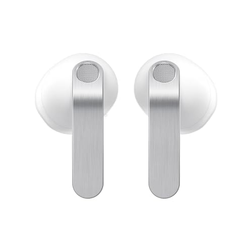 Samsung Galaxy Buds4, Auriculares Bluetooth, Audio 240bit/96 kHz, Cancelación de Ruido Adaptativa, Agente IA de Voz, Garantía del Fabricante 3 Años+1 Año Extra, Blanco (Versión Española)
