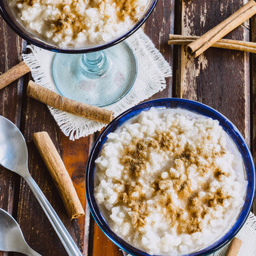 Arroz con leche tradicional. Receta sencilla de la cocina tradicional mexicana